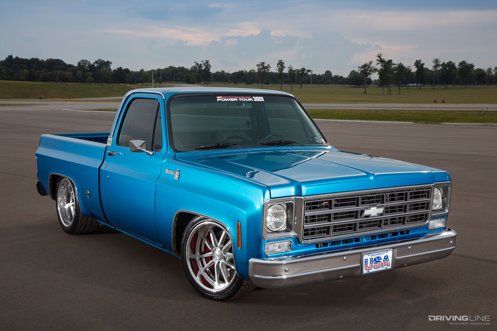 Front of Joey VanDuser's '78 Chevy C10