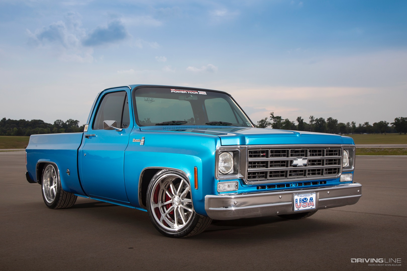 Front of Joey VanDuser's '78 Chevy C10
