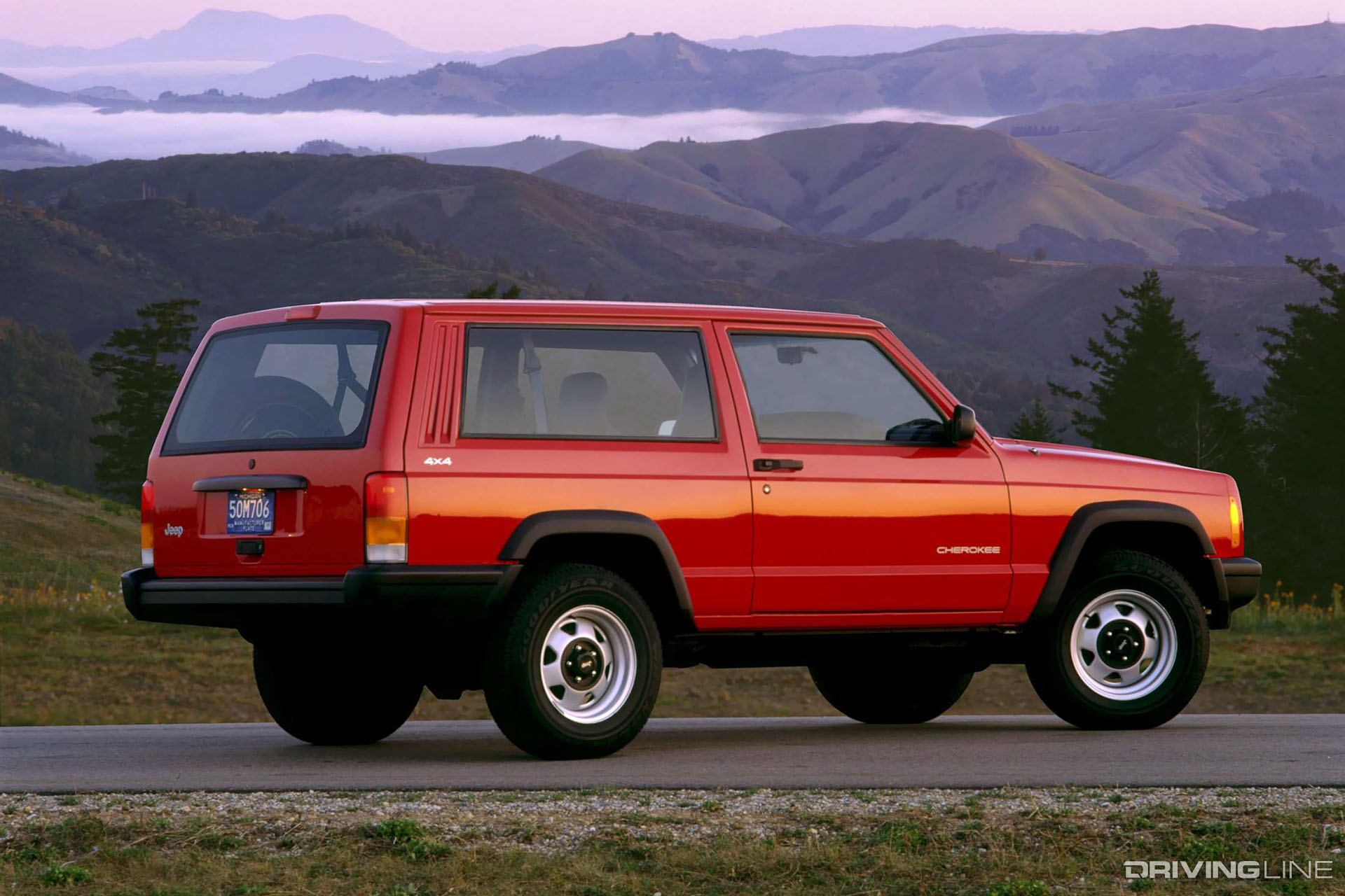 XJ Cherokee Two Door Red