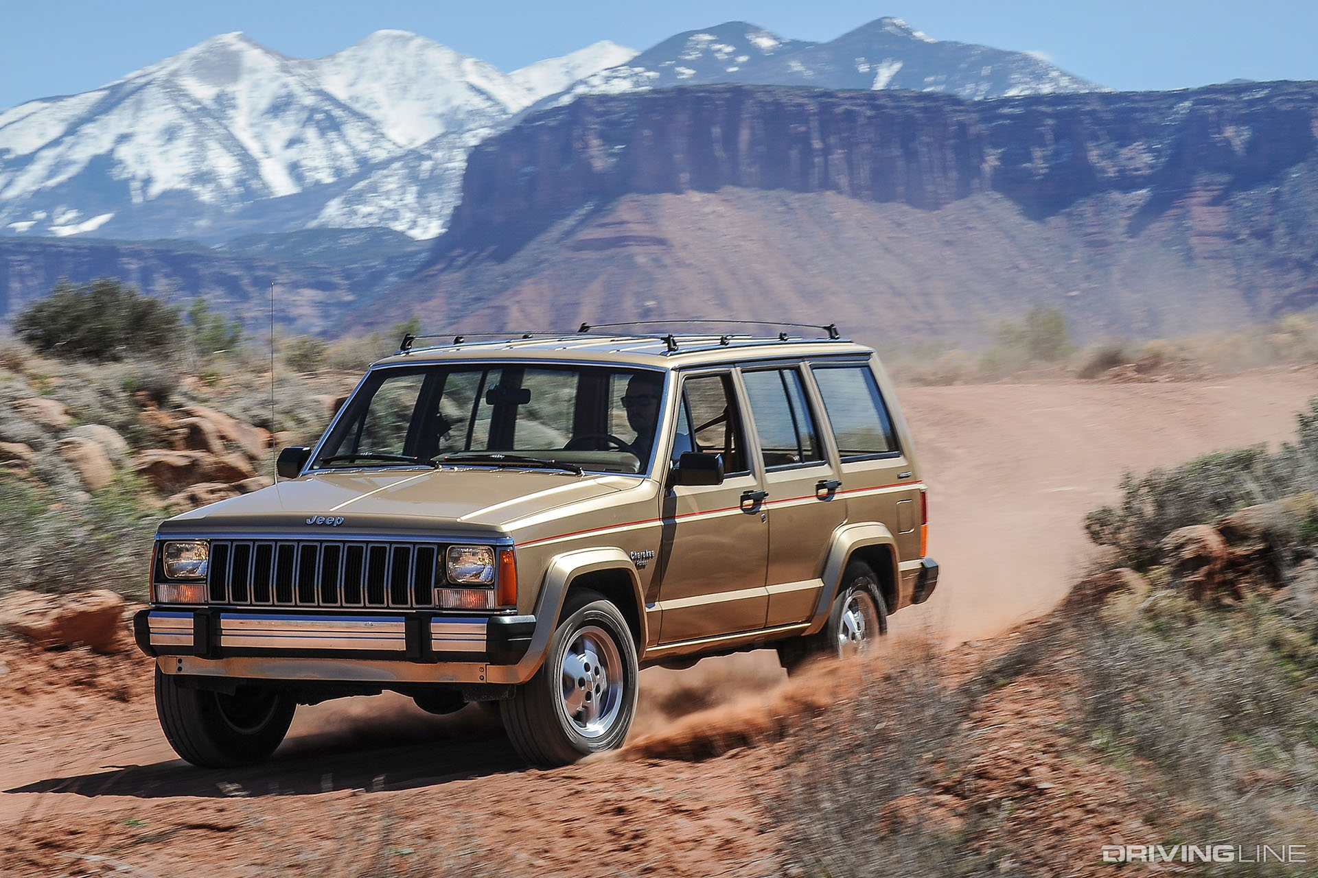 Jeep Cherokee in Desert
