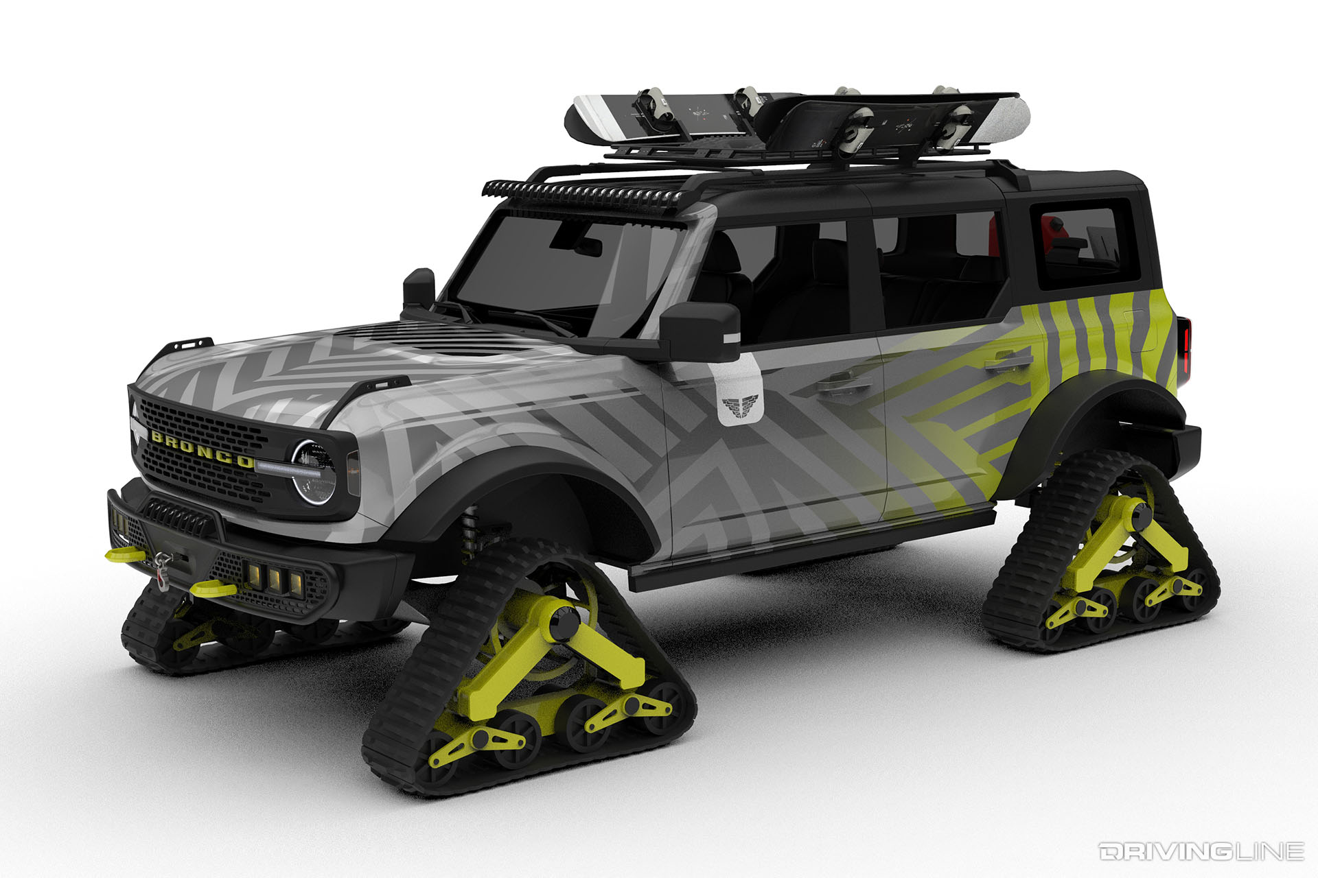 New Bronco four door on Tank Treads or snow tracks