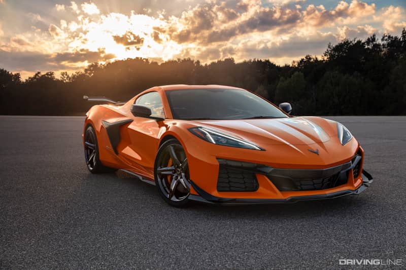 C8 Corvette Z06 Orange