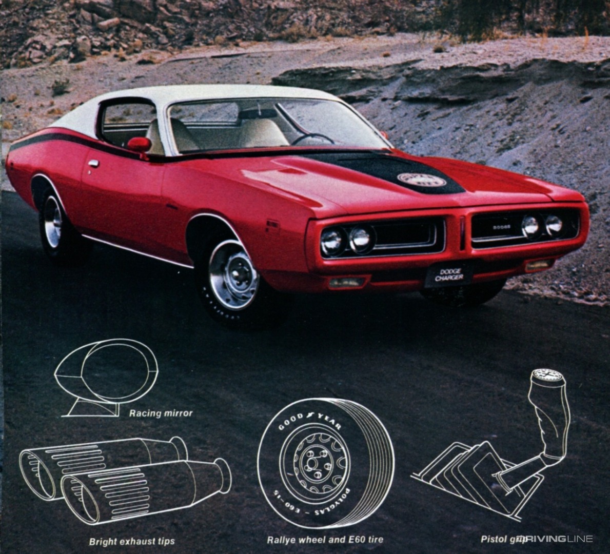 1971 Dodge Super Bee ad with optionsand features