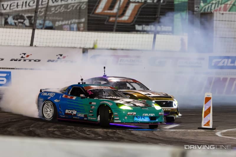 Chelsea DeNofa on a chase run against Matt Field