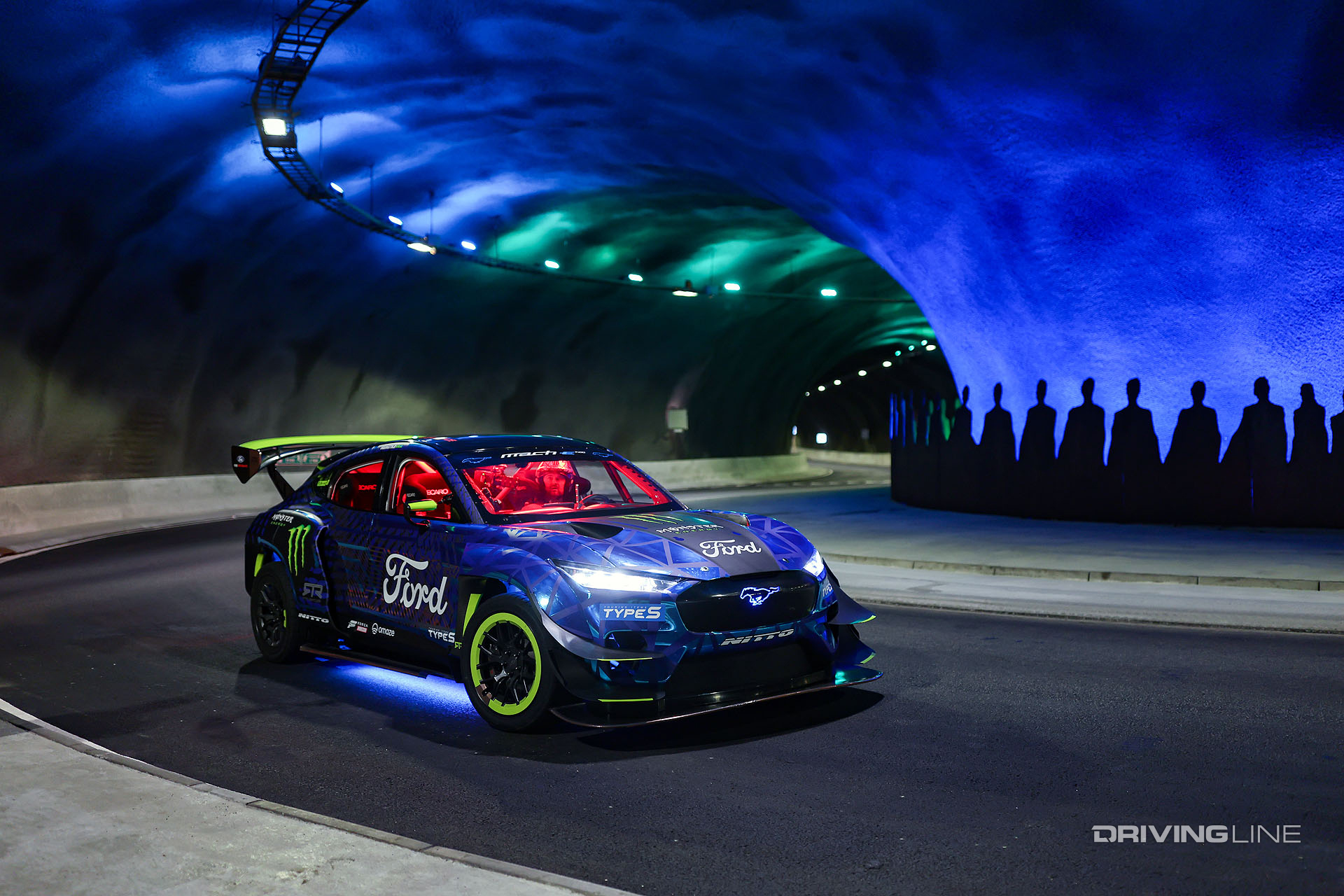 Vaughn Gittin Jr drifting in the Faroe Islands