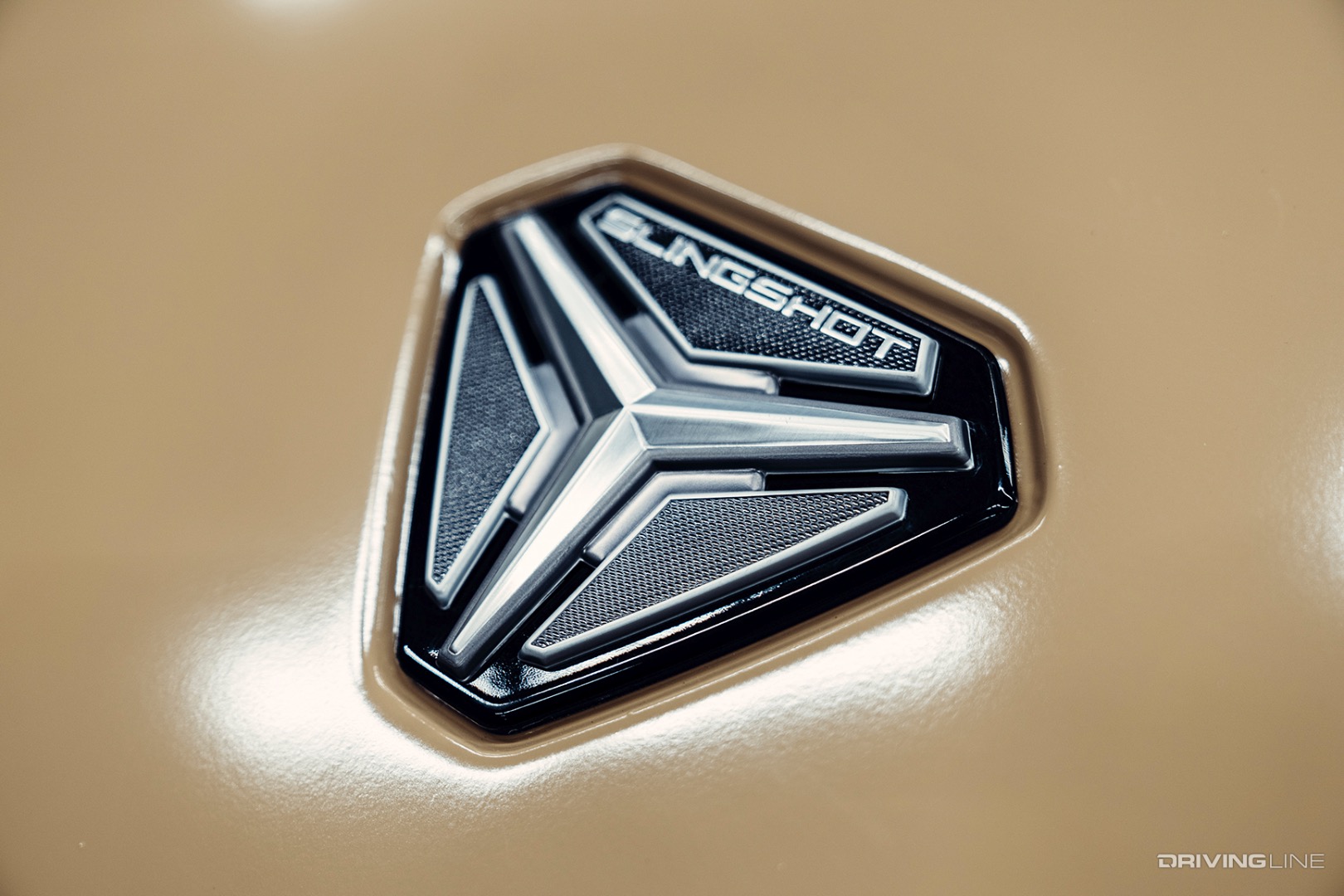 Badge of Gas Monkey Garage's 2021 Polaris Slingshot R