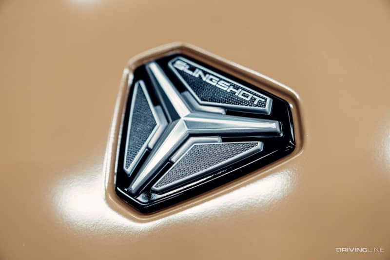 Badge of Gas Monkey Garage's 2021 Polaris Slingshot R