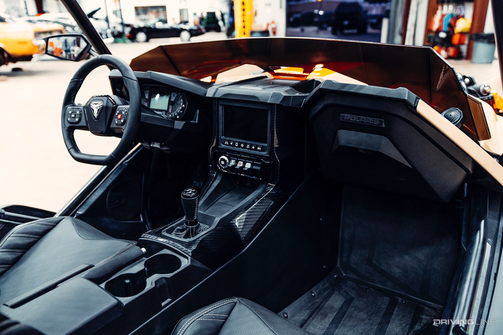 Dash of Gas Monkey Garage's 2021 Polaris Slingshot R