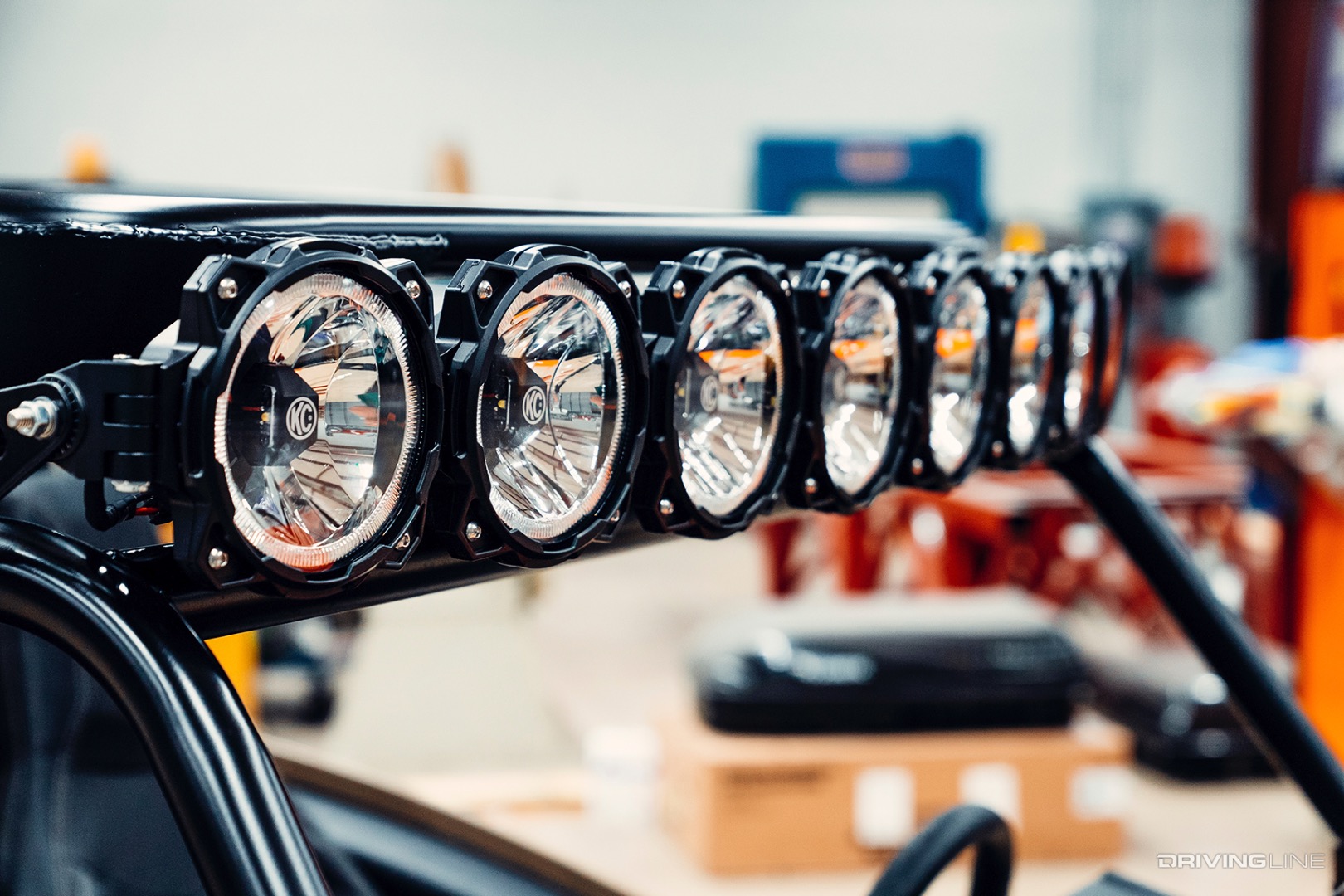 Lights of Gas Monkey Garage's 2021 Polaris Slingshot R