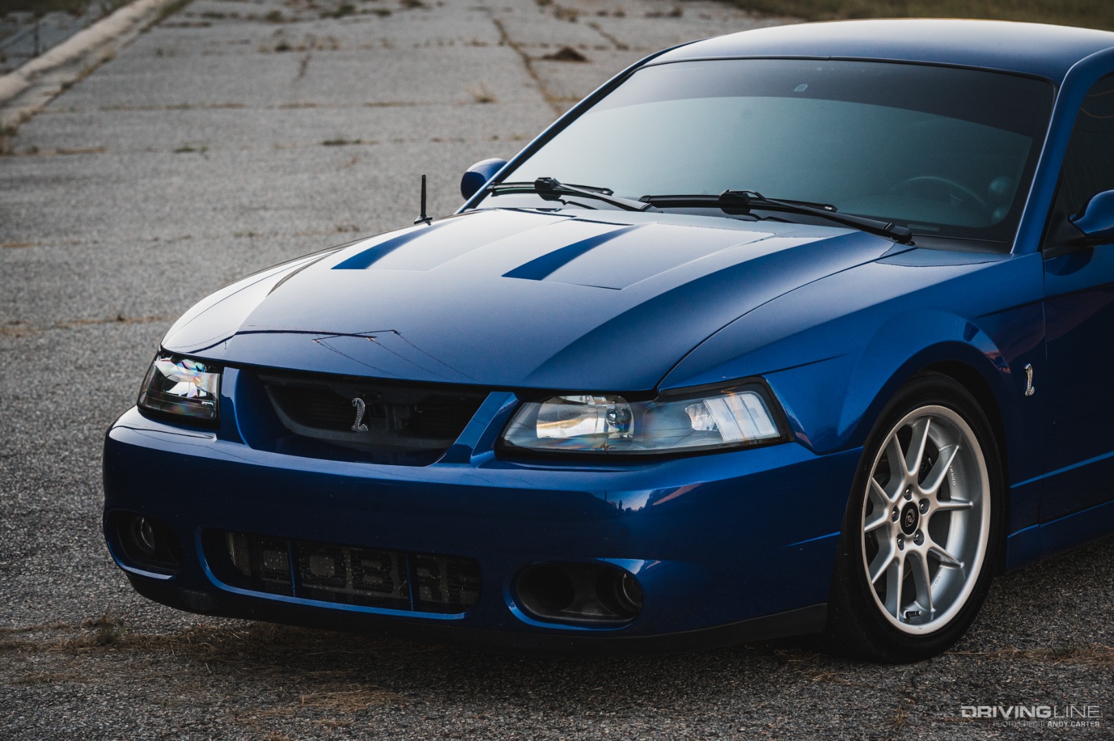 Sonic Blue Ford Mustang SVT Cobra