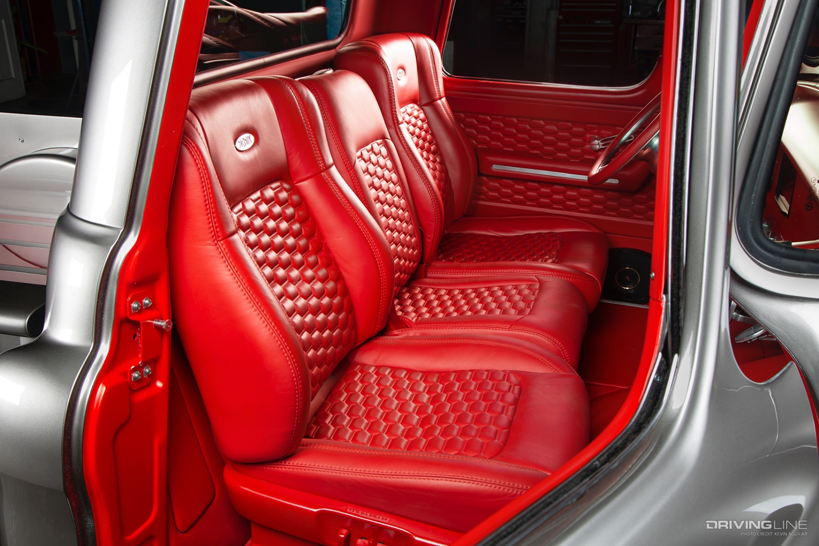 Seats of Customs by Lopez's Monik '56 Chevy Pickup