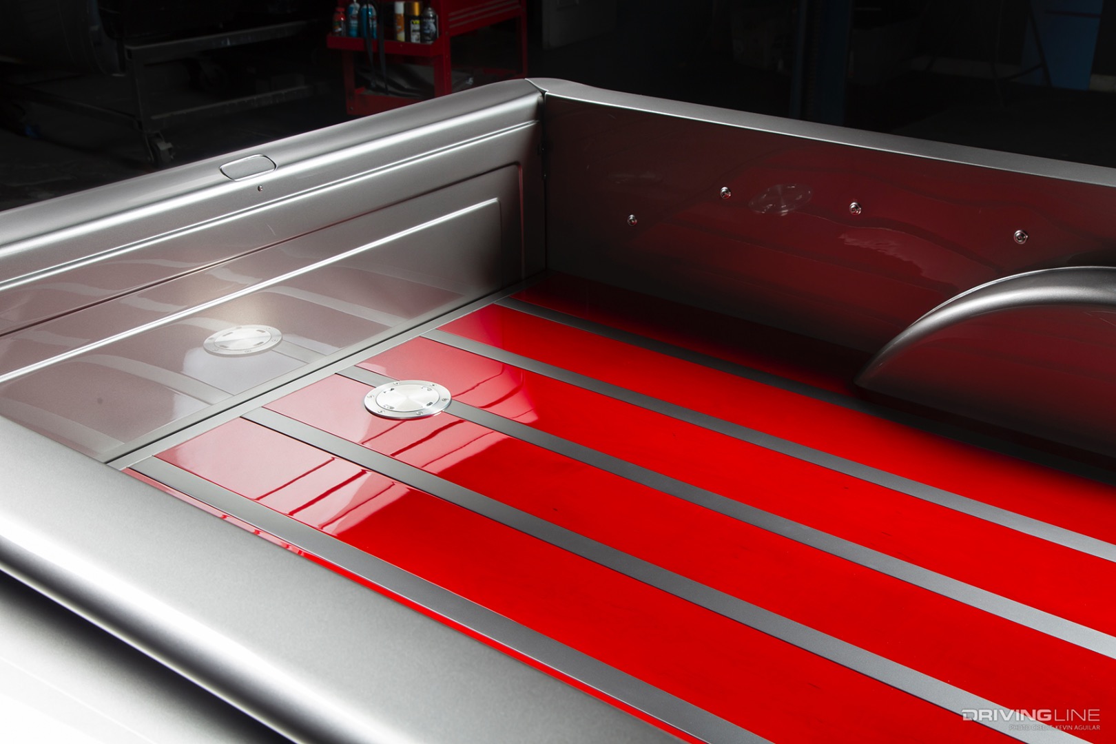 Bed of Customs by Lopez's Monik '56 Chevy Pickup