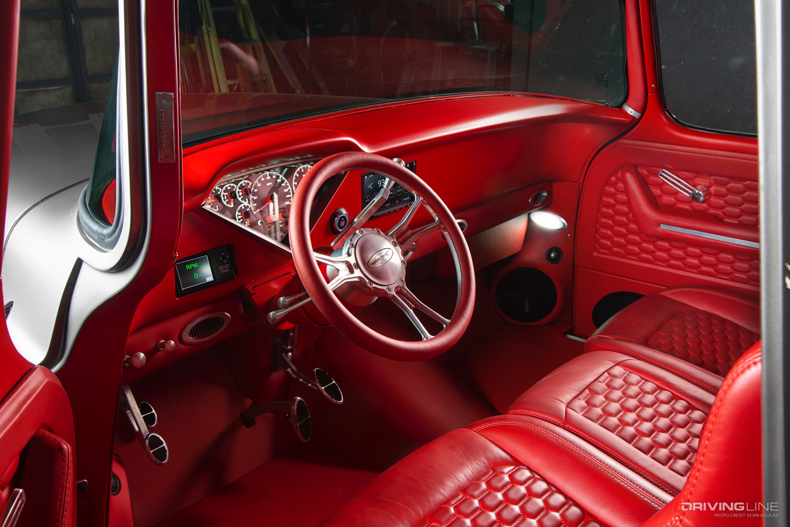 Dash of Customs by Lopez's Monik '56 Chevy Pickup