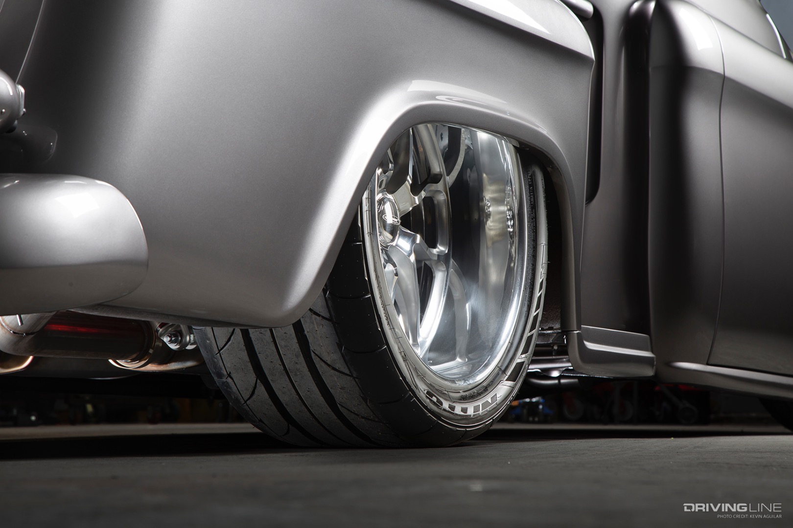 Nitto NT555 RII Tires of Customs by Lopez's Monik '56 Chevy Pickup