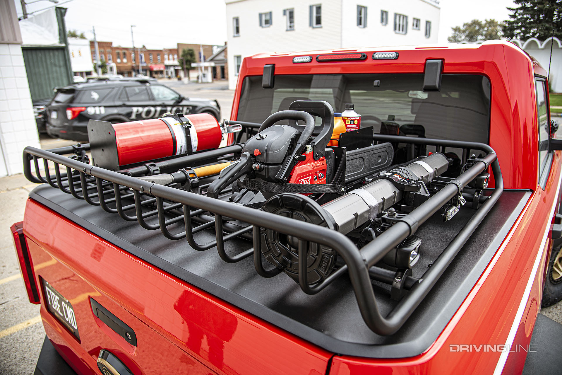 view of BDS Ford Bronco bed upgrades
