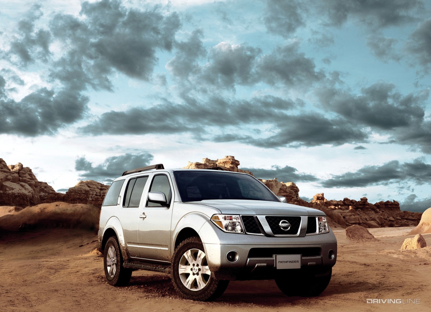 Nissan Pathfinder under a great big sky