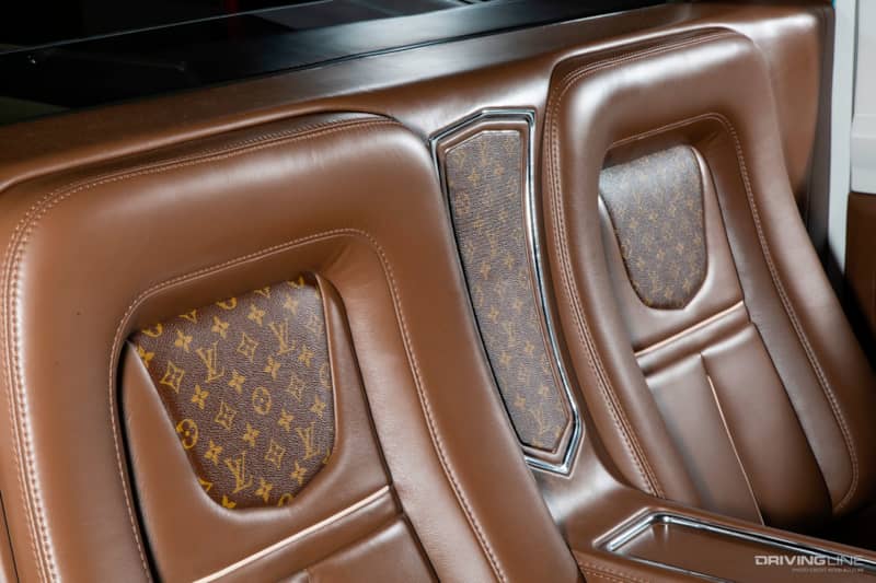 RMD Garage '56 Ford F100 Louis Vuitton Interior