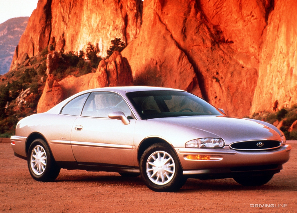 1995 Buick Riviera front 3/4 view