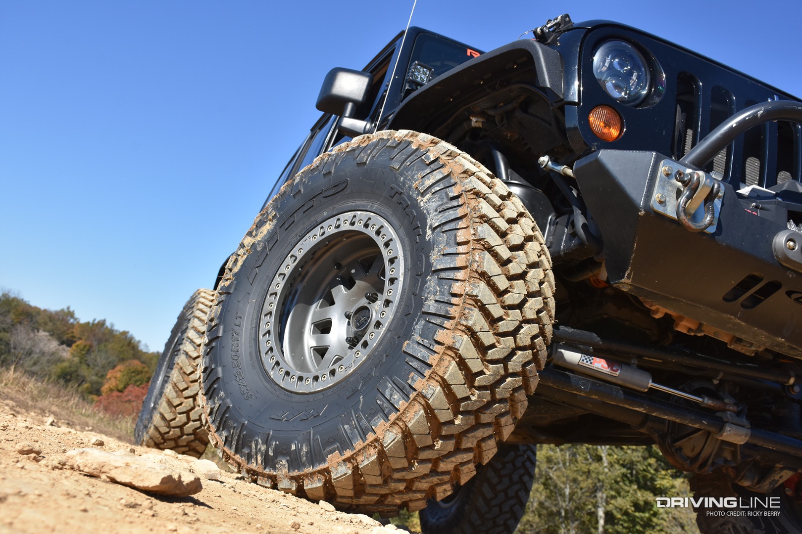 38-inch tire on a Jeep JK