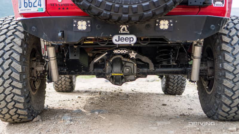 Packed with 5.13 gears and ARB air lockers, Dynatrac’s XD60s offer plenty of strength to support the larger 40” Trail Grapplers.