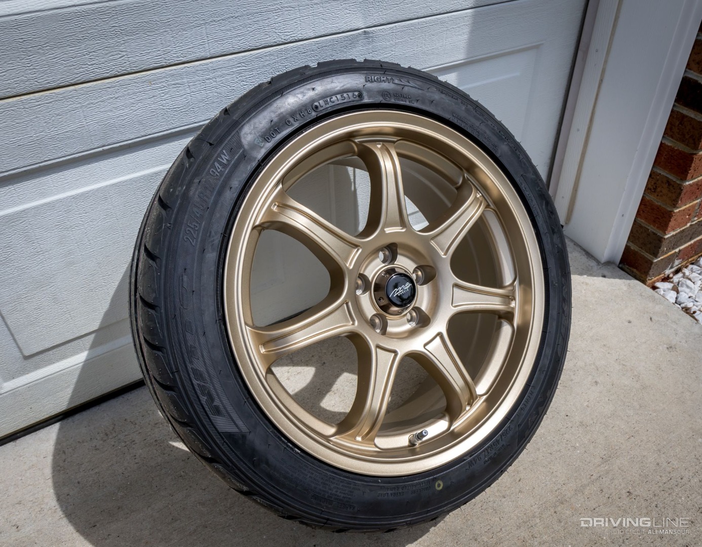 NT05 mounted on rim
