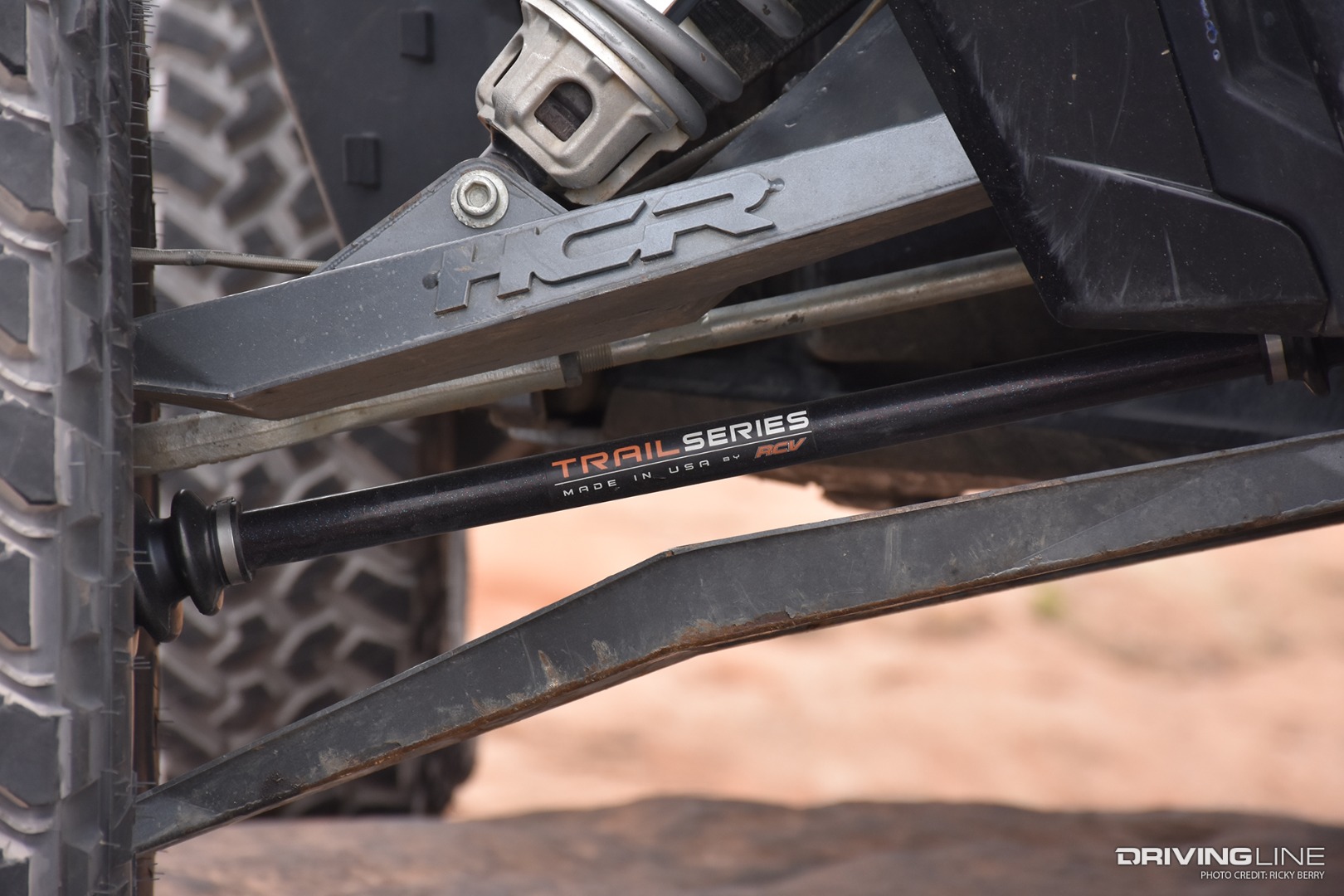 4340 Trail Series UTV Axle close-up