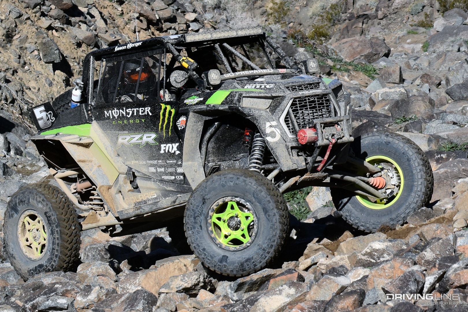 Shannon Campbell racing UTV King of the Hammers