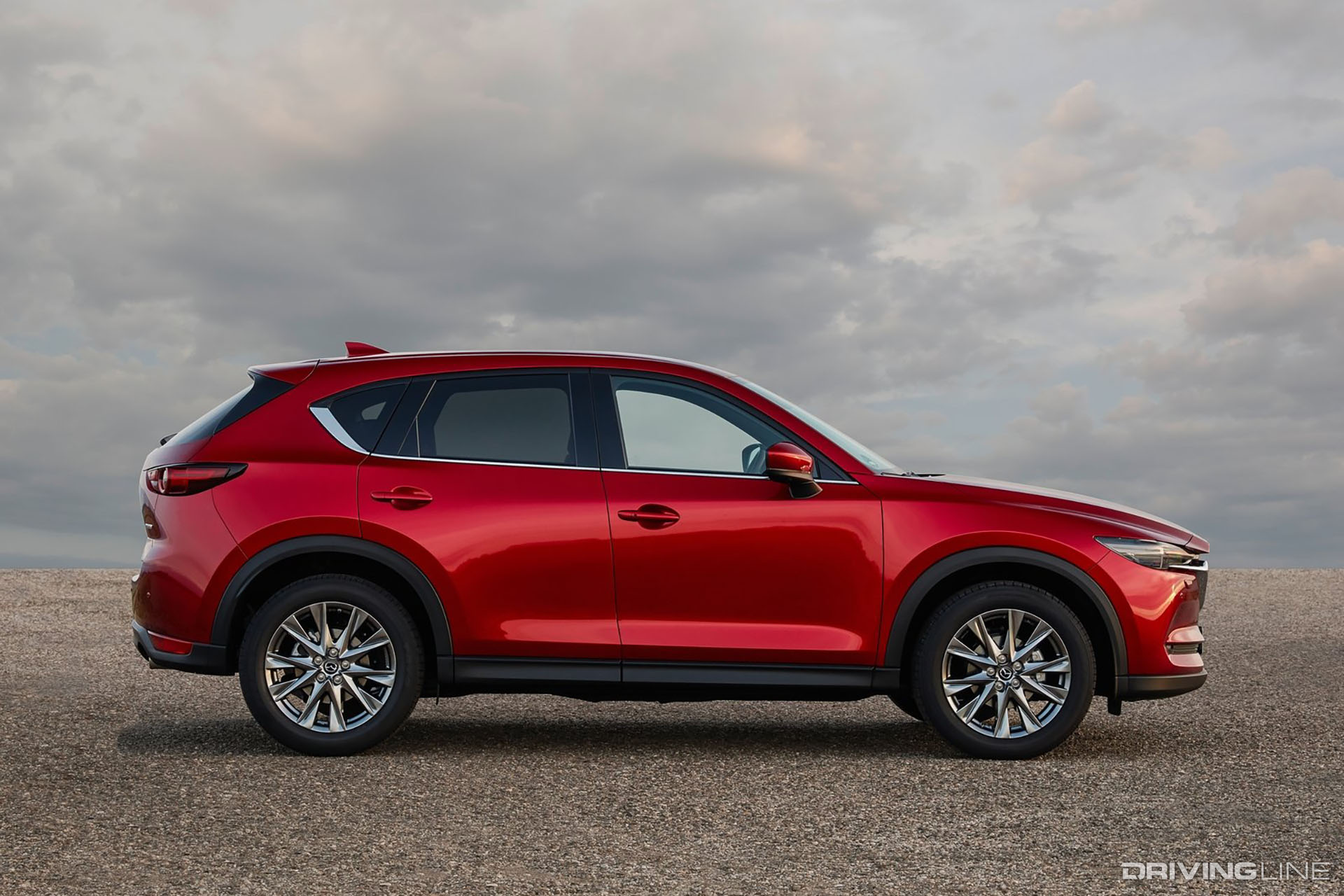 Mazda CX-5 Red Side View