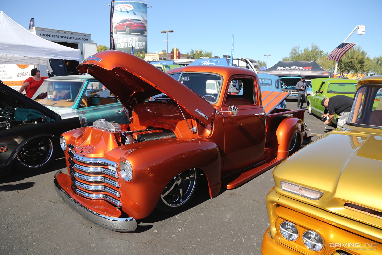 Tre5 Custom's AD Chevy at Dino's Git Down 2021