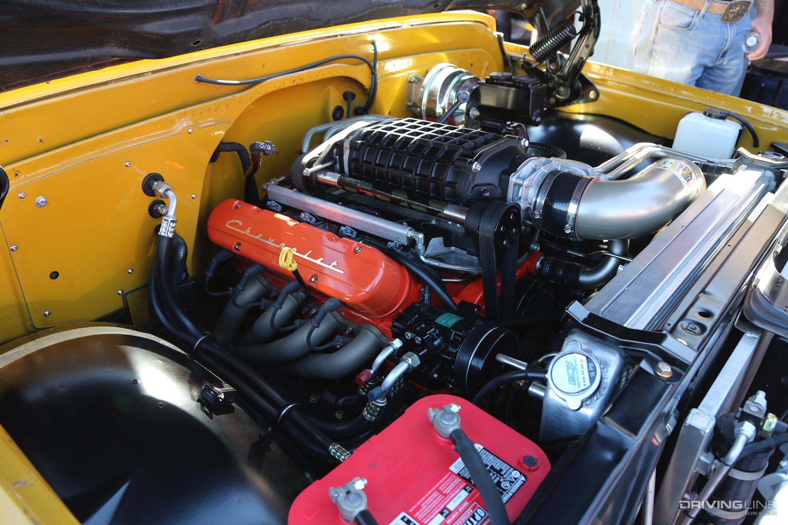 Kevin Bowman’s ’71 Cheyenne Supercharged LS Engine