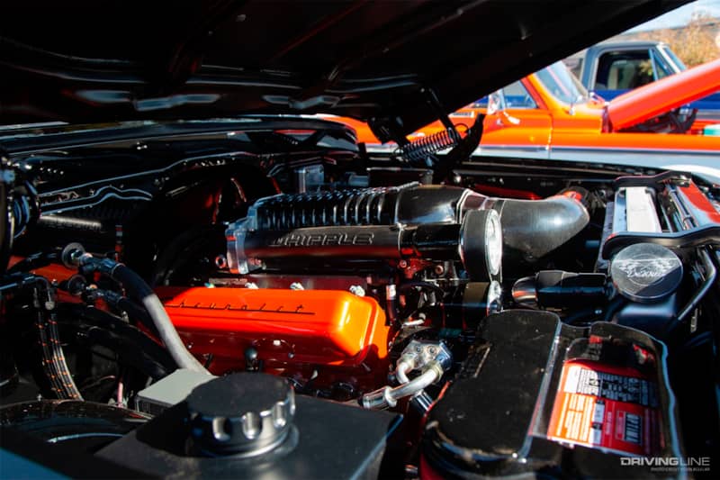 Travis Barker’s ‘71 Chevy Blazer Supercharged LS Engine Built by Hogie Shines