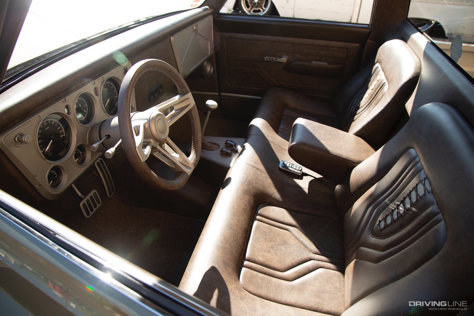 Mike Dauster’s ‘67 Chevy C10 Interior by Ron Mangus