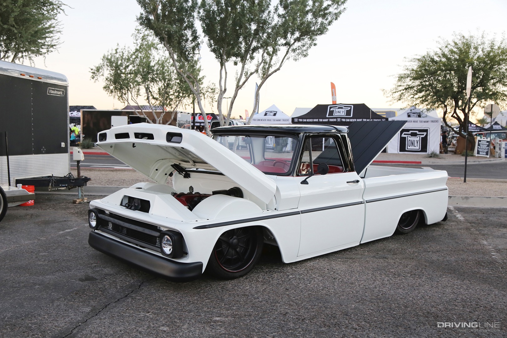 Fat Fender garage's C10 at Dino's Git Down 2021