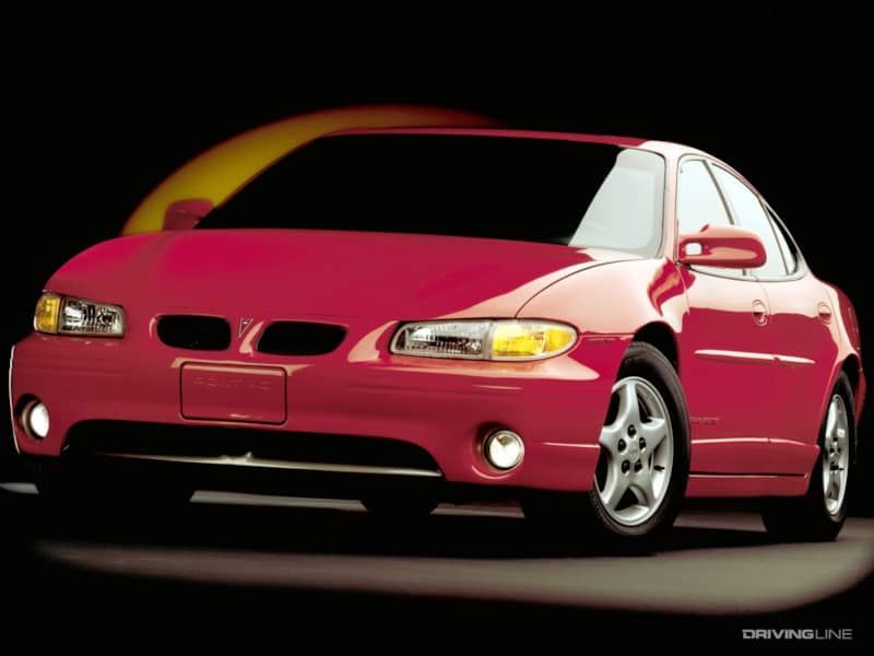 Pontiac Grand Prix GTP red 3/4 front