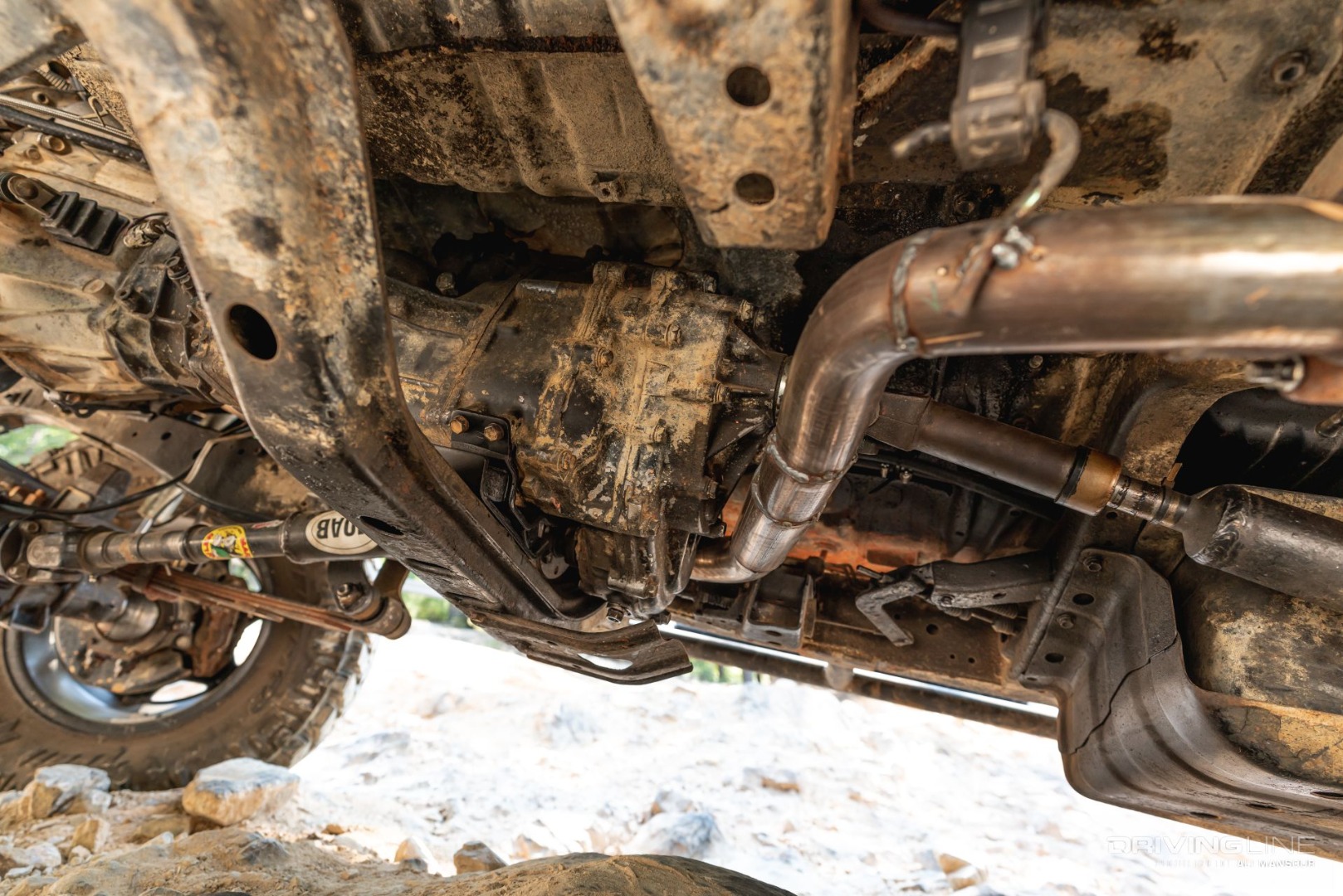 1986 Toyota 4Runner transfer case detail