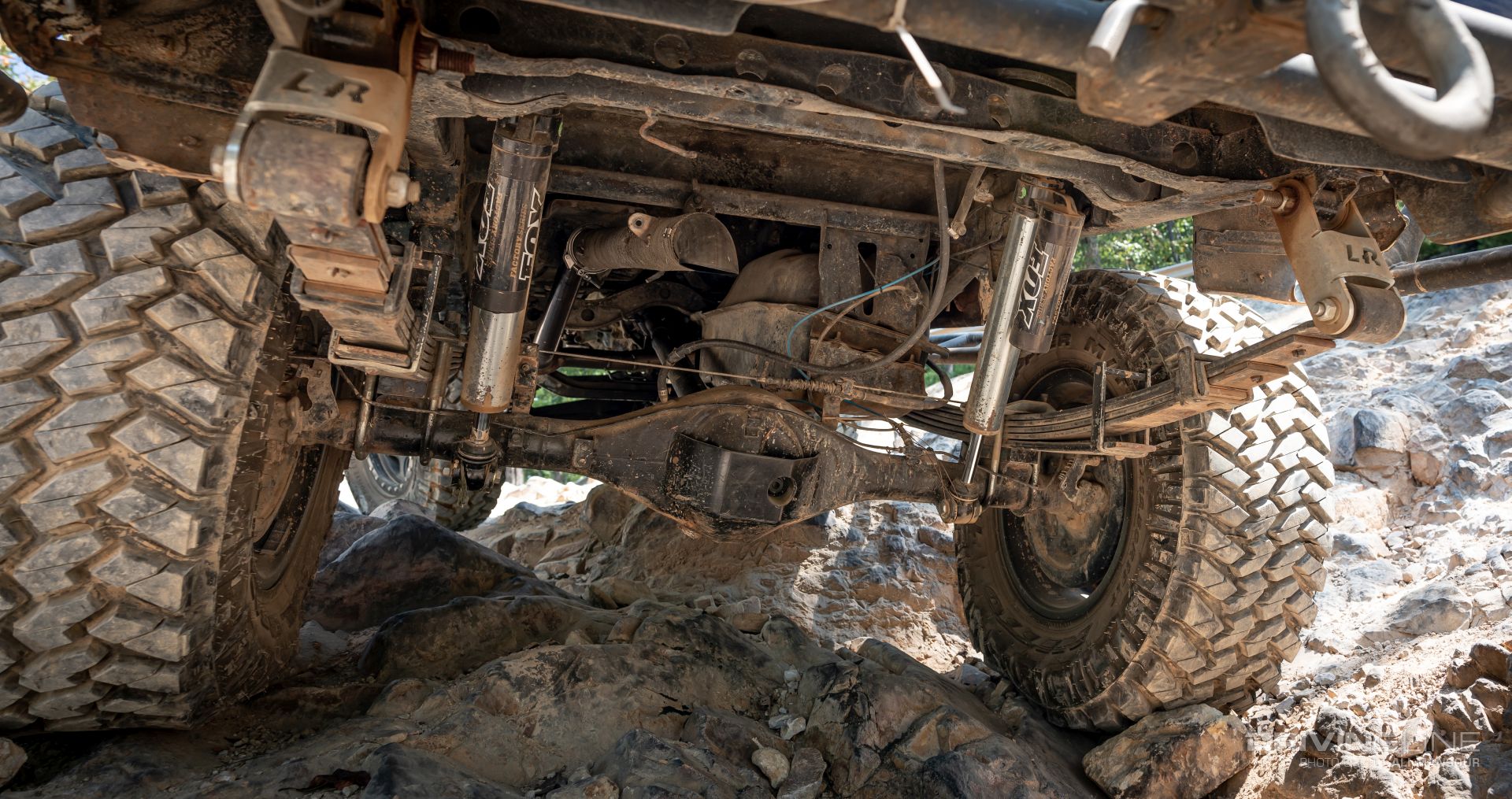1986 sas Toyota 4Runner 35 Nitto Trail Grapplers rear end housing detail