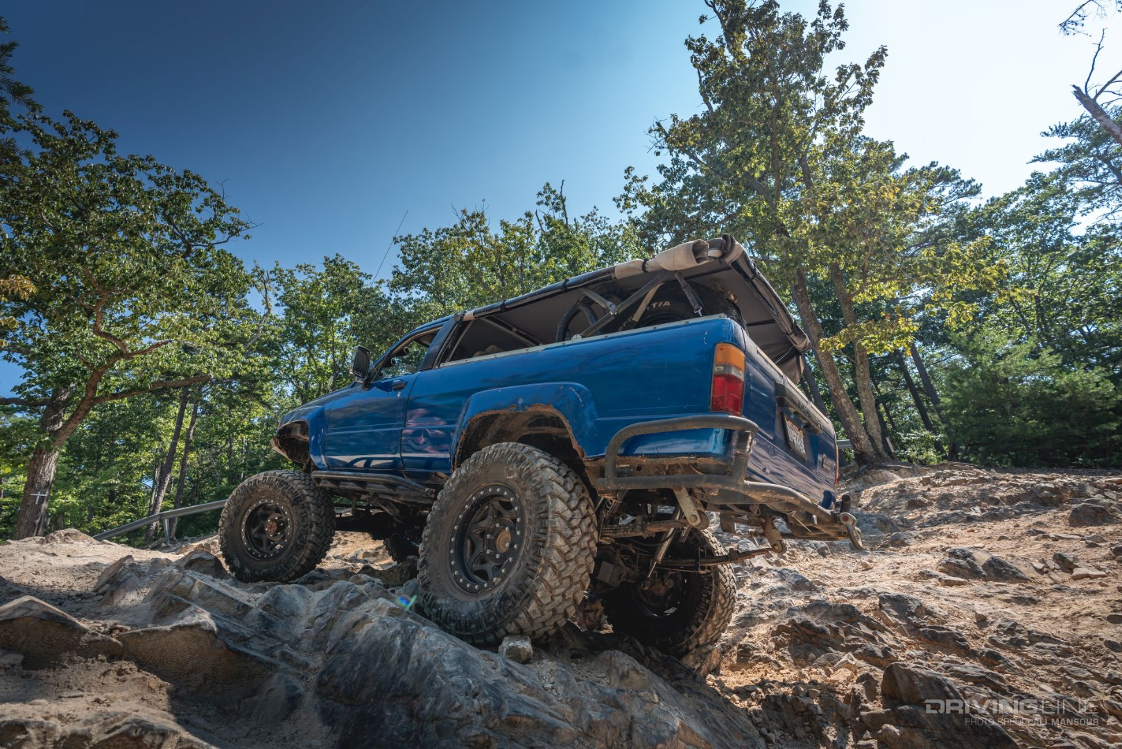 rear driver side of 1986 sas Toyota 4Runner 35 Nitto Trail Grapplers