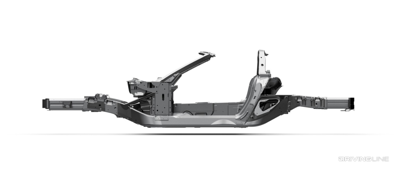Chevrolet Corvette C5 hydroformed frame