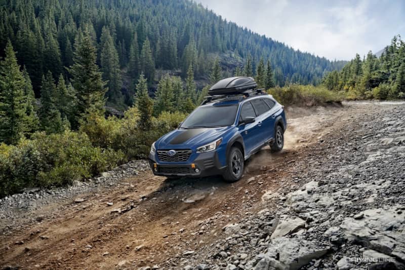 2022 Subaru Outback Wilderness gravel road