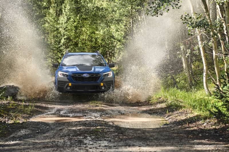2022 Subaru Outback Wilderness mud blast