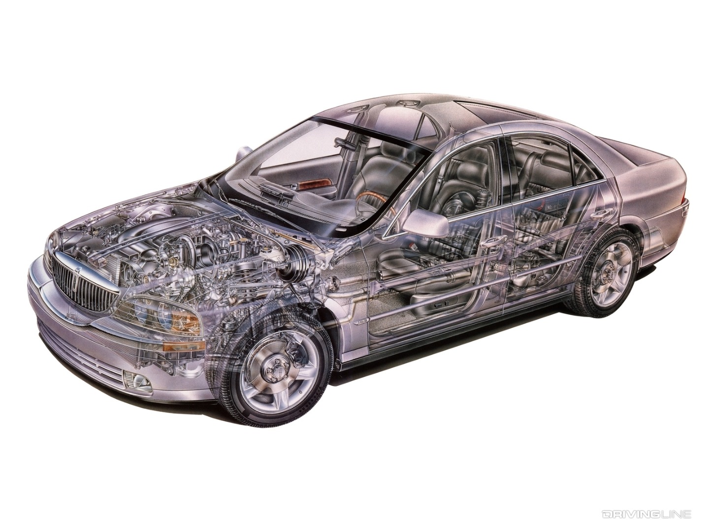 Lincoln LS cutaway