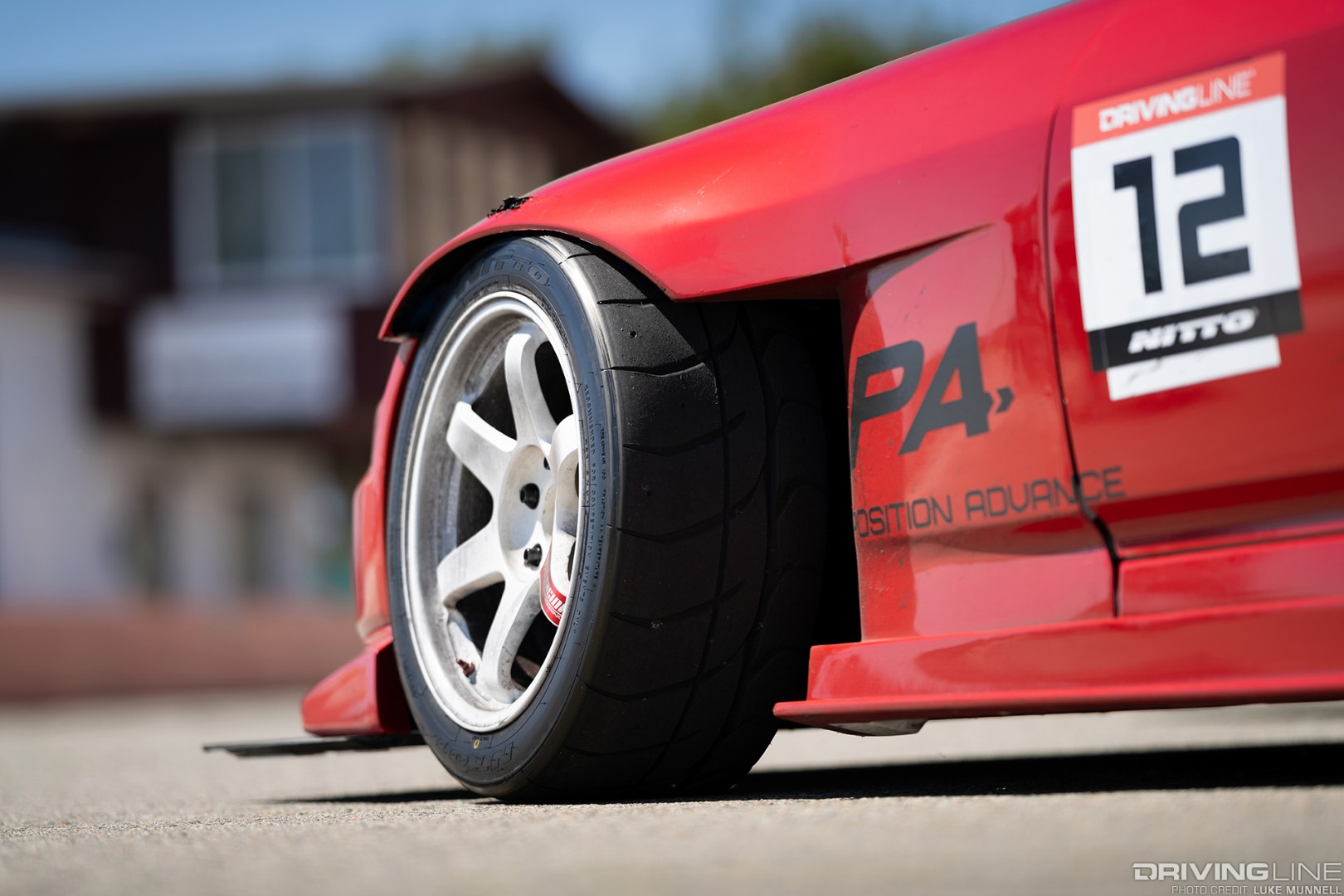 Honda S2000 on Nitto NT01 front tire shot