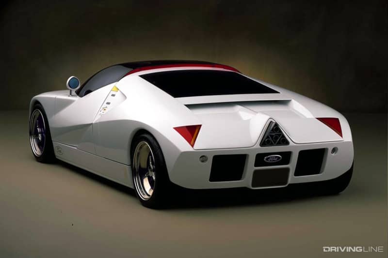  Cilindros, turbos en un Ford fabricado en fábrica?  El concepto de superdeportivo Ford GT9 era demasiado salvaje para la carretera