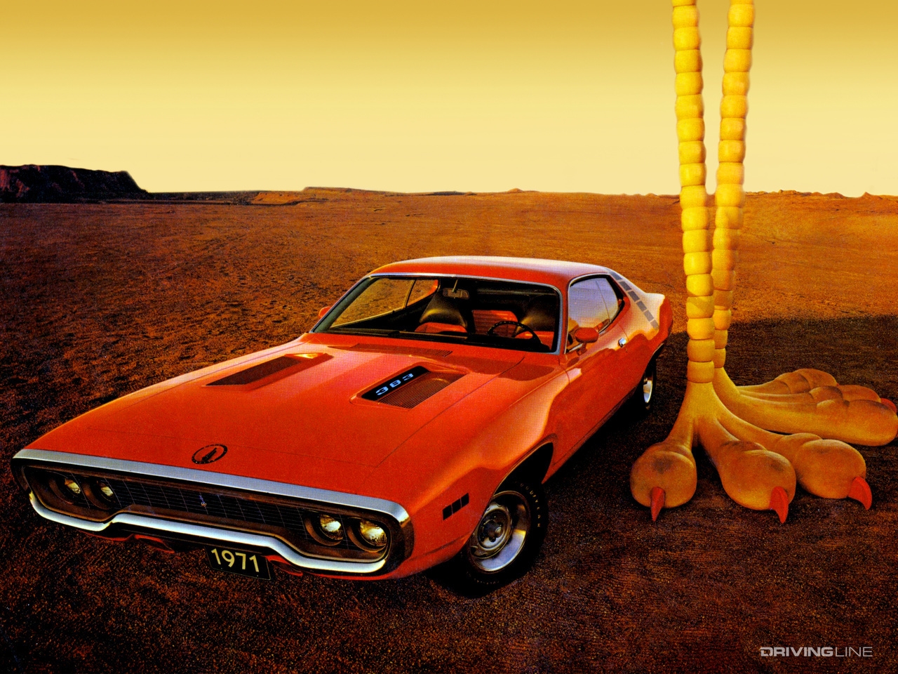 1971 Plymouth Road Runner in orange