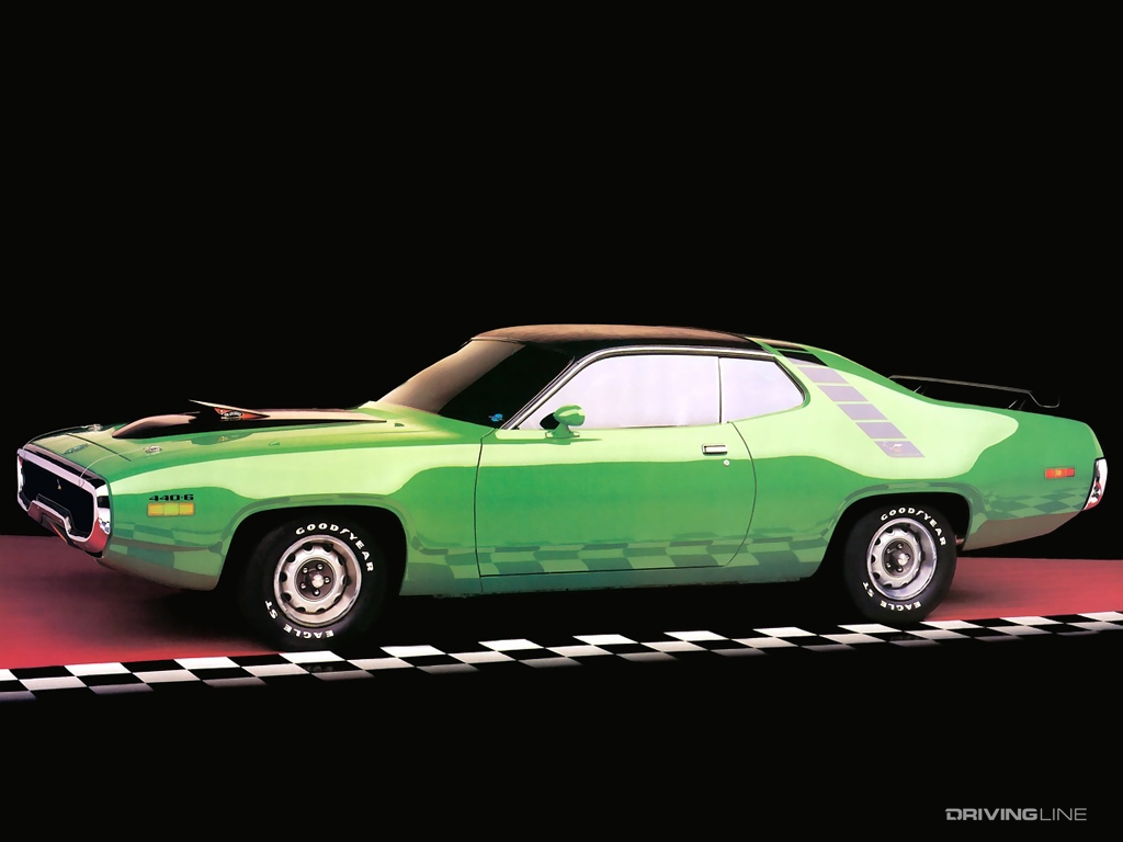 1971 Plymouth Road Runner in green