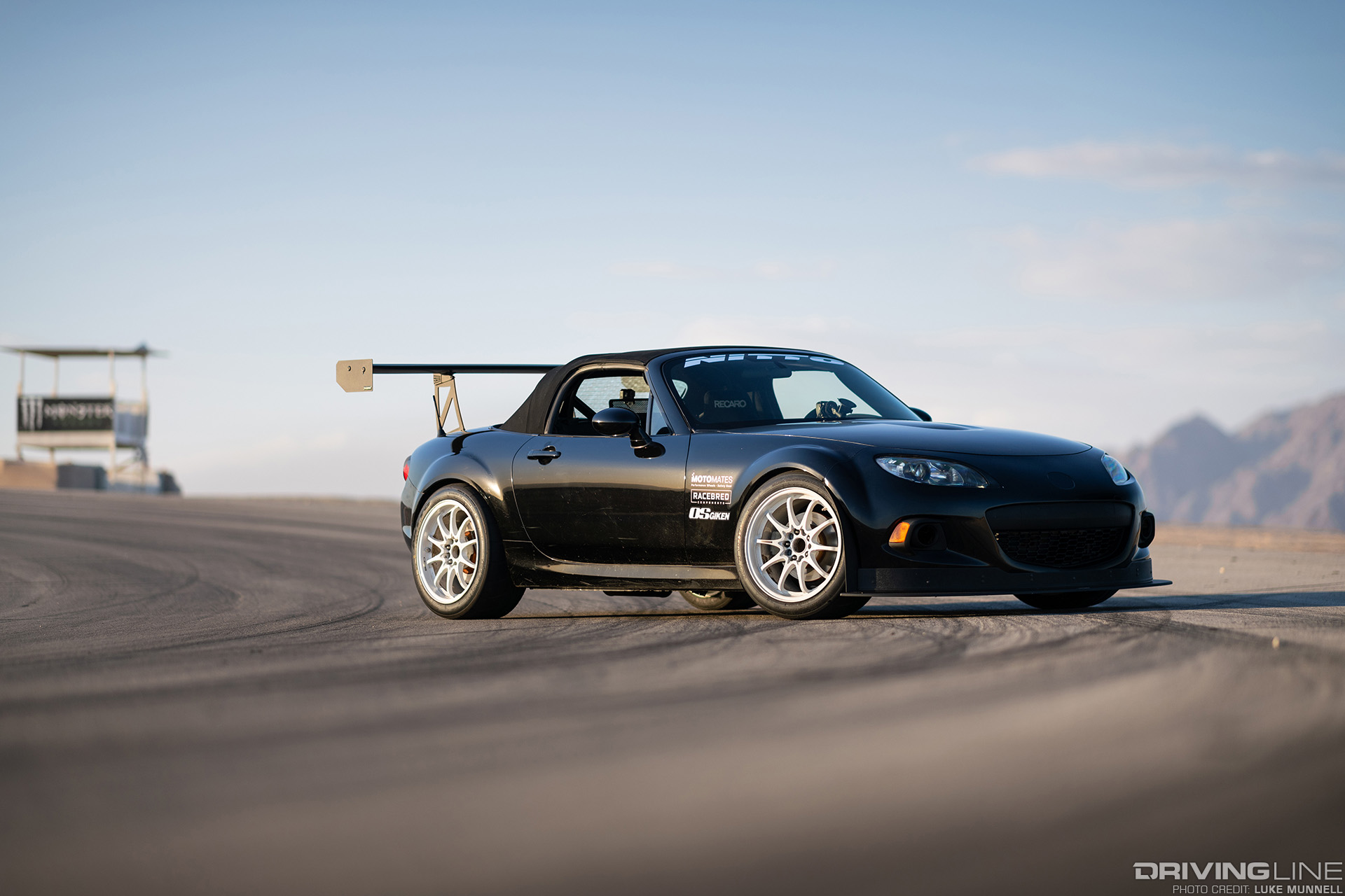 NC Mazda Miata time attack car on Nitto NT01