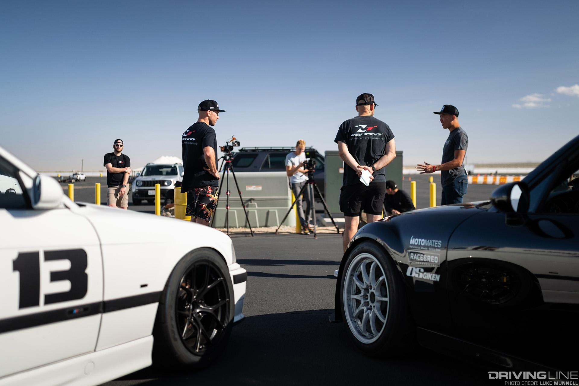 filming driver battles time attack racing at chuckwalla raceway