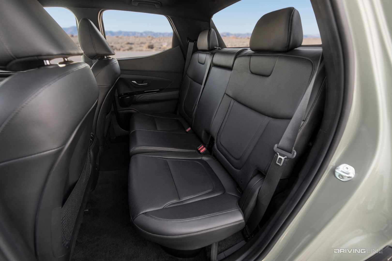 2022 Hyundai Santa Cruz rear seats