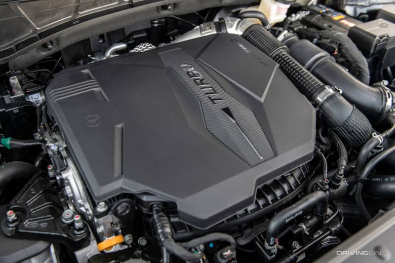 2022 Hyundai Santa Cruz turbocharged engine