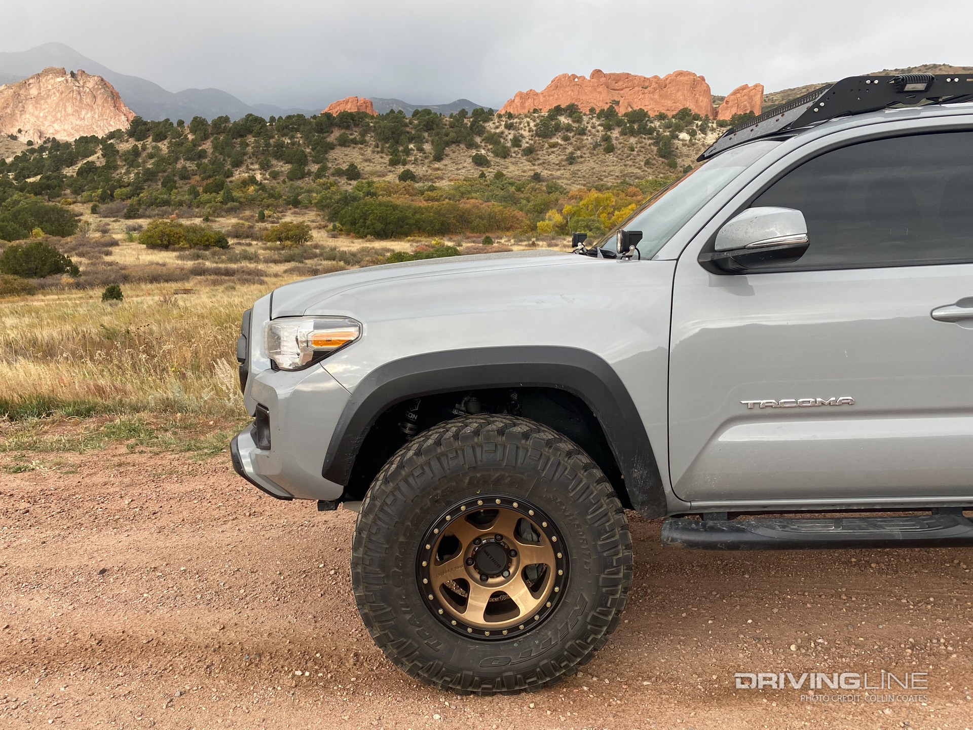 35x11.50 Nitto Tire Trail Grapplers on 17" Method Race Wheels.